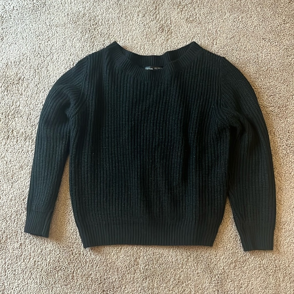 Shein black sweater